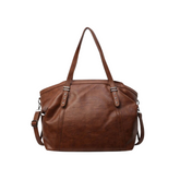 Retro Yıldız Detaylı Deri Crossbody Çanta 55